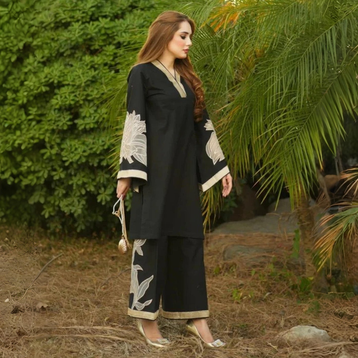 Almond - Stitched 2 Pc Suit