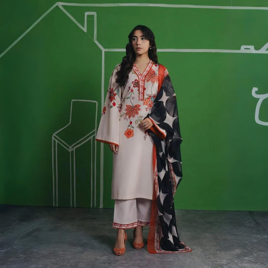 Trendsetter - Stitched 3 Pc Suit