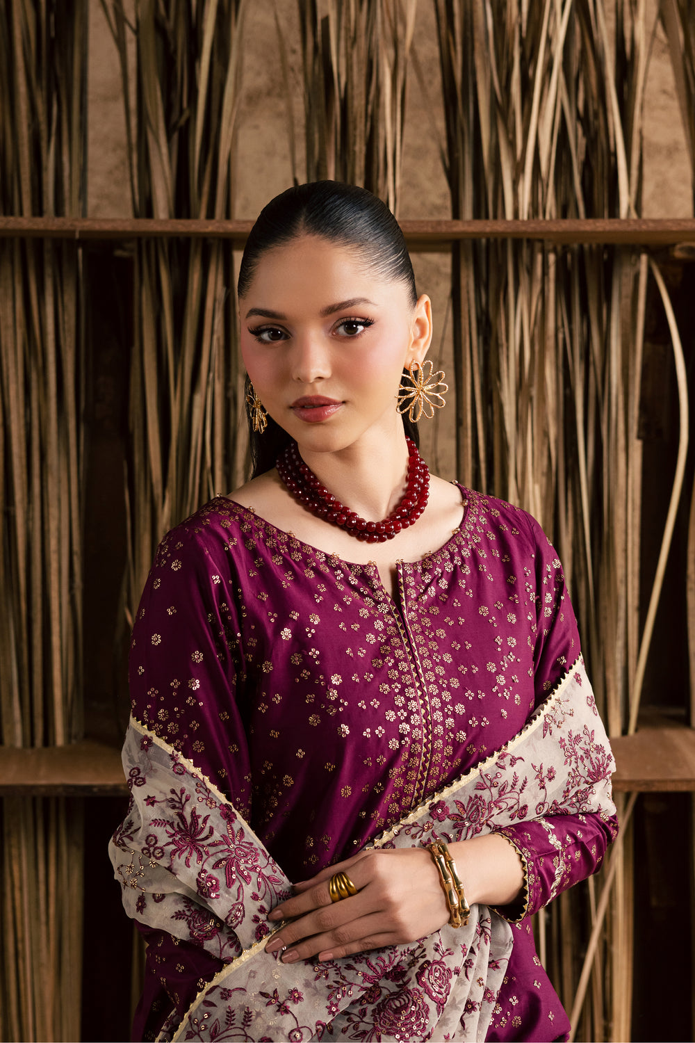 Oslo Embroided 3 PCs (Fully Embroided Dupatta)