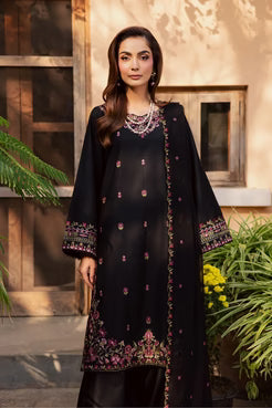 Warsha Black Embroided 3 PCs