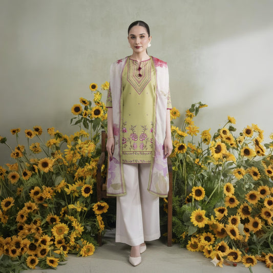 Minimalist - Stitched 3 Pc Suit