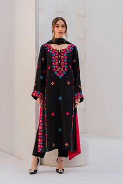 Nyra Embroided Long Length 3 PCs