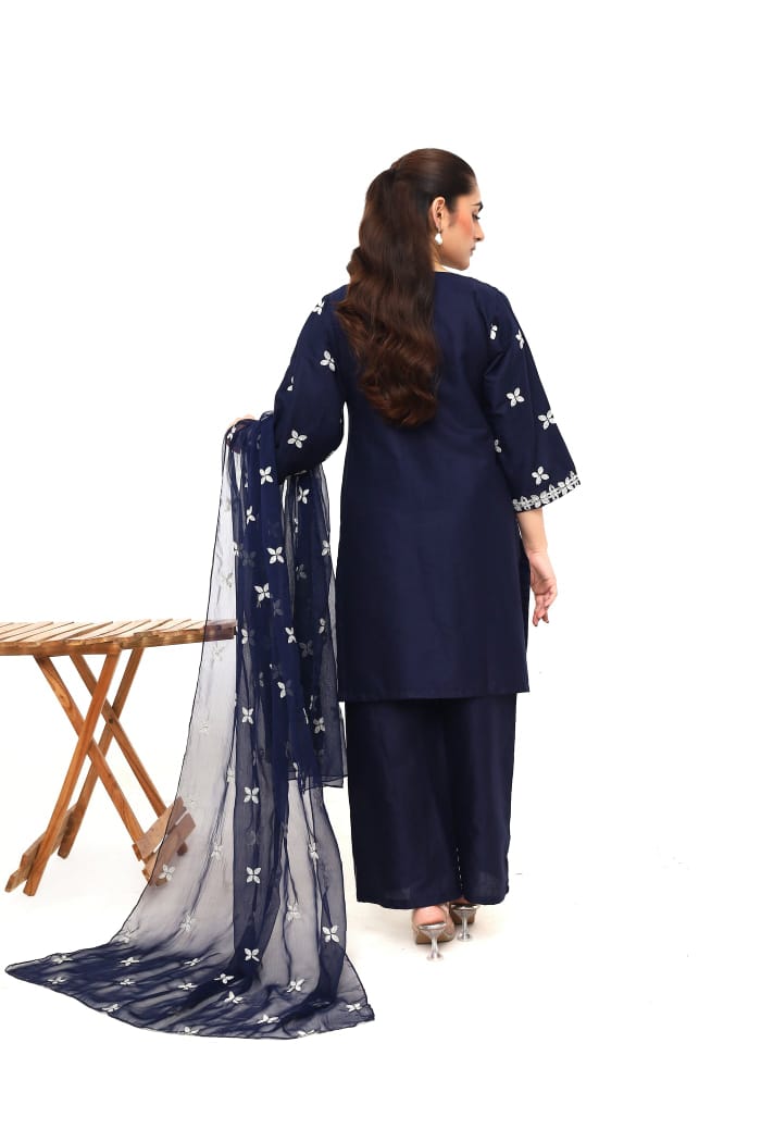 Midnight - Stitched 3 Pc Suit