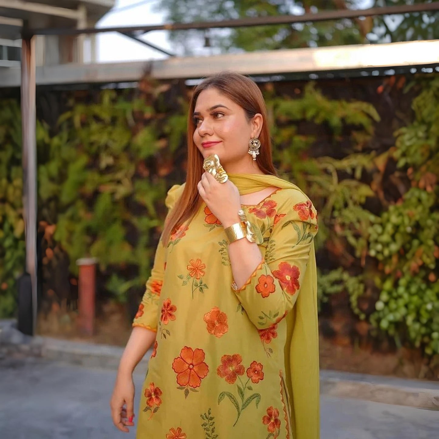 Mehek - Stitched 3 Pc Suit