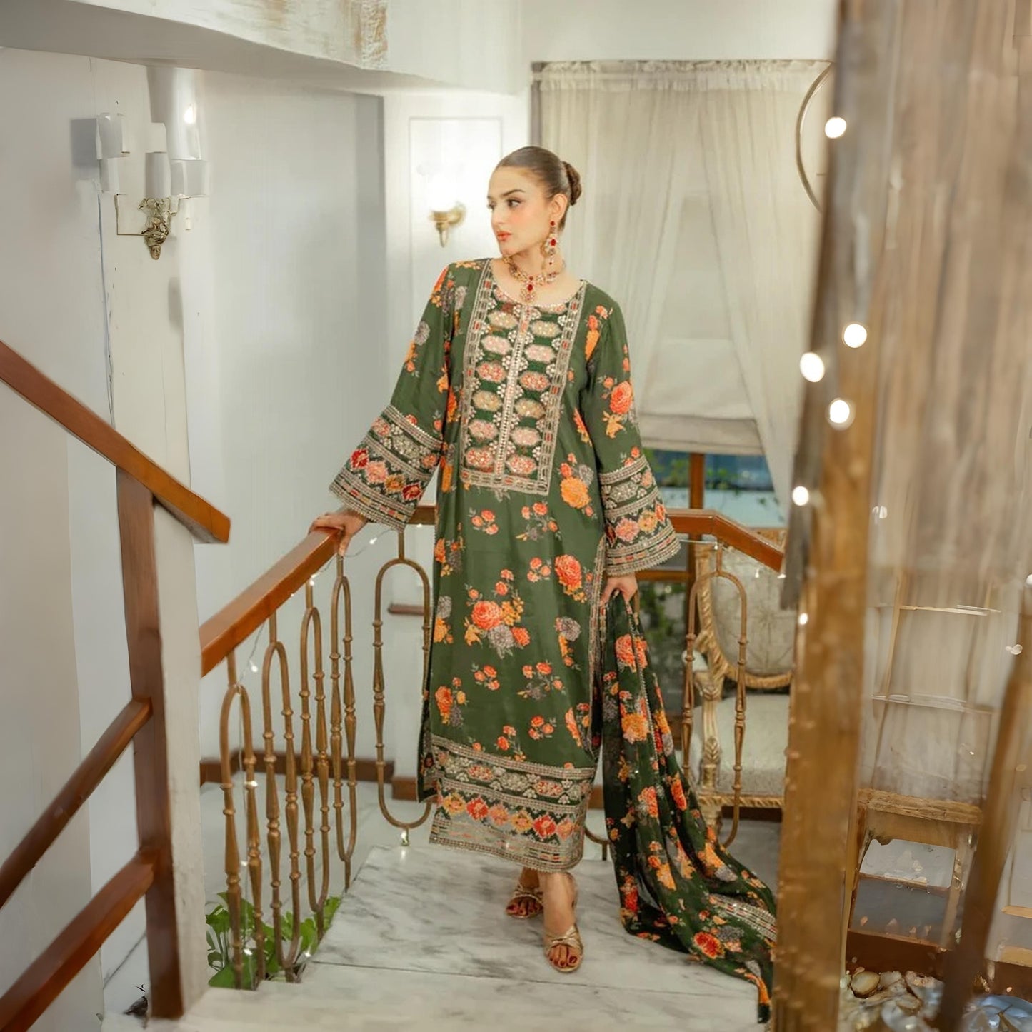 Aleena - Stitched 3 Pc Suit