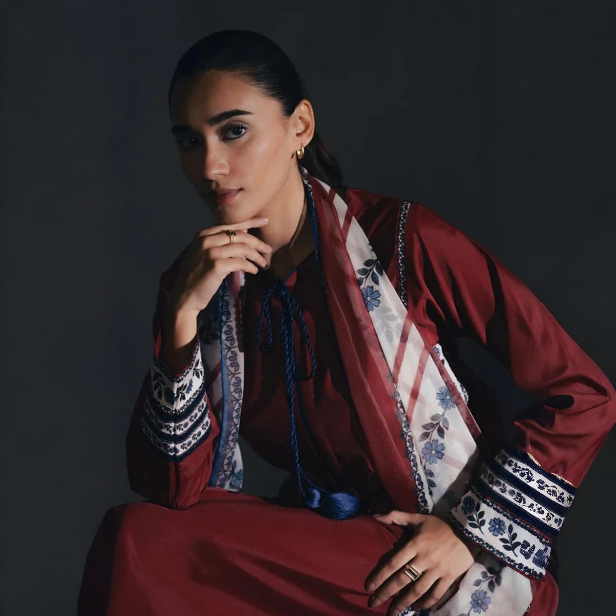 Zimal Rani Zimal - Stitched 3 Pc Suit โ Naari Pret