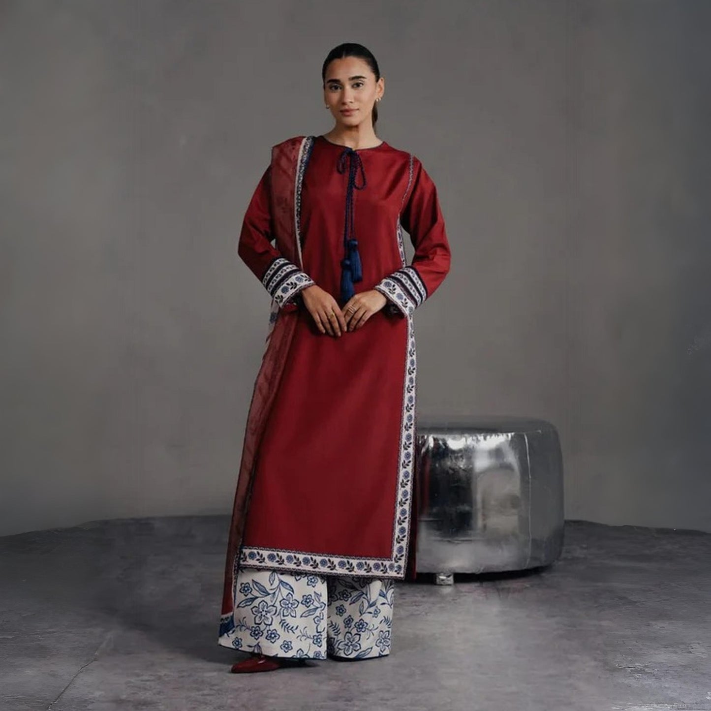 Zimal - Stitched 3 Pc Suit