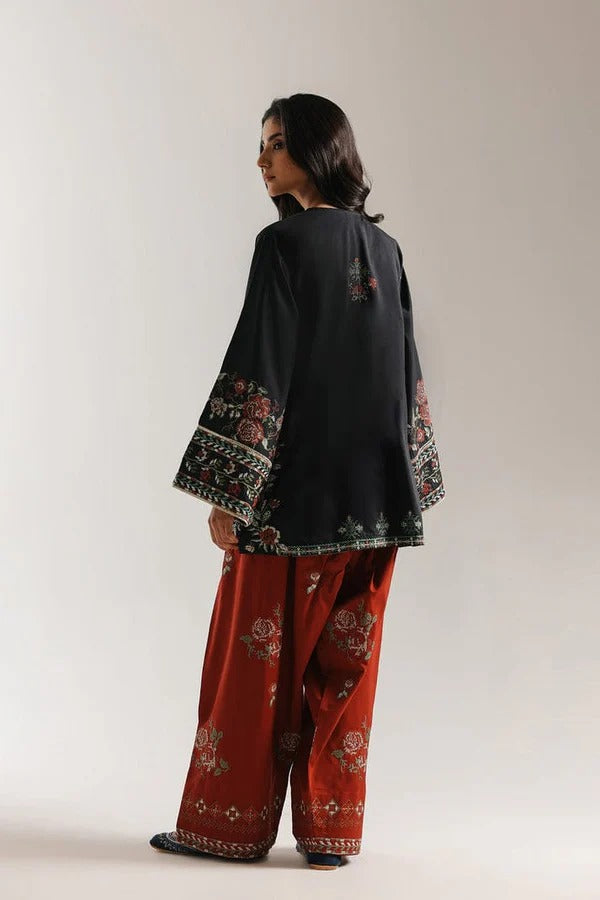 ETHNIC (BLACK & RED STITCHED 2PC)