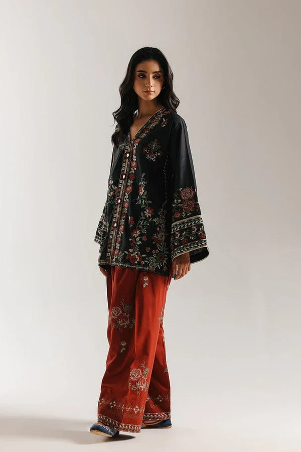ETHNIC (BLACK & RED STITCHED 2PC)