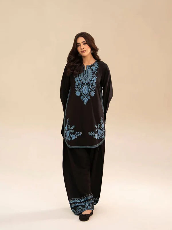 Zara Cotton Embroided 2 PCs