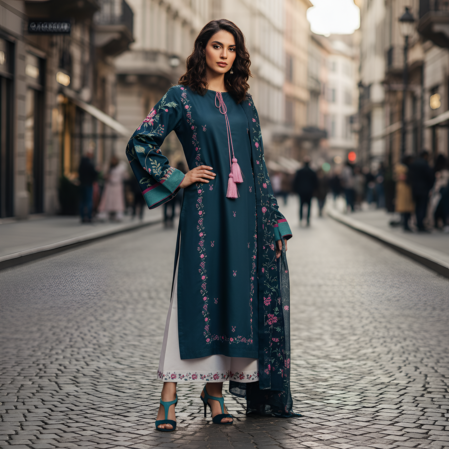 Ensemble - Stitched 3 Pc Suit