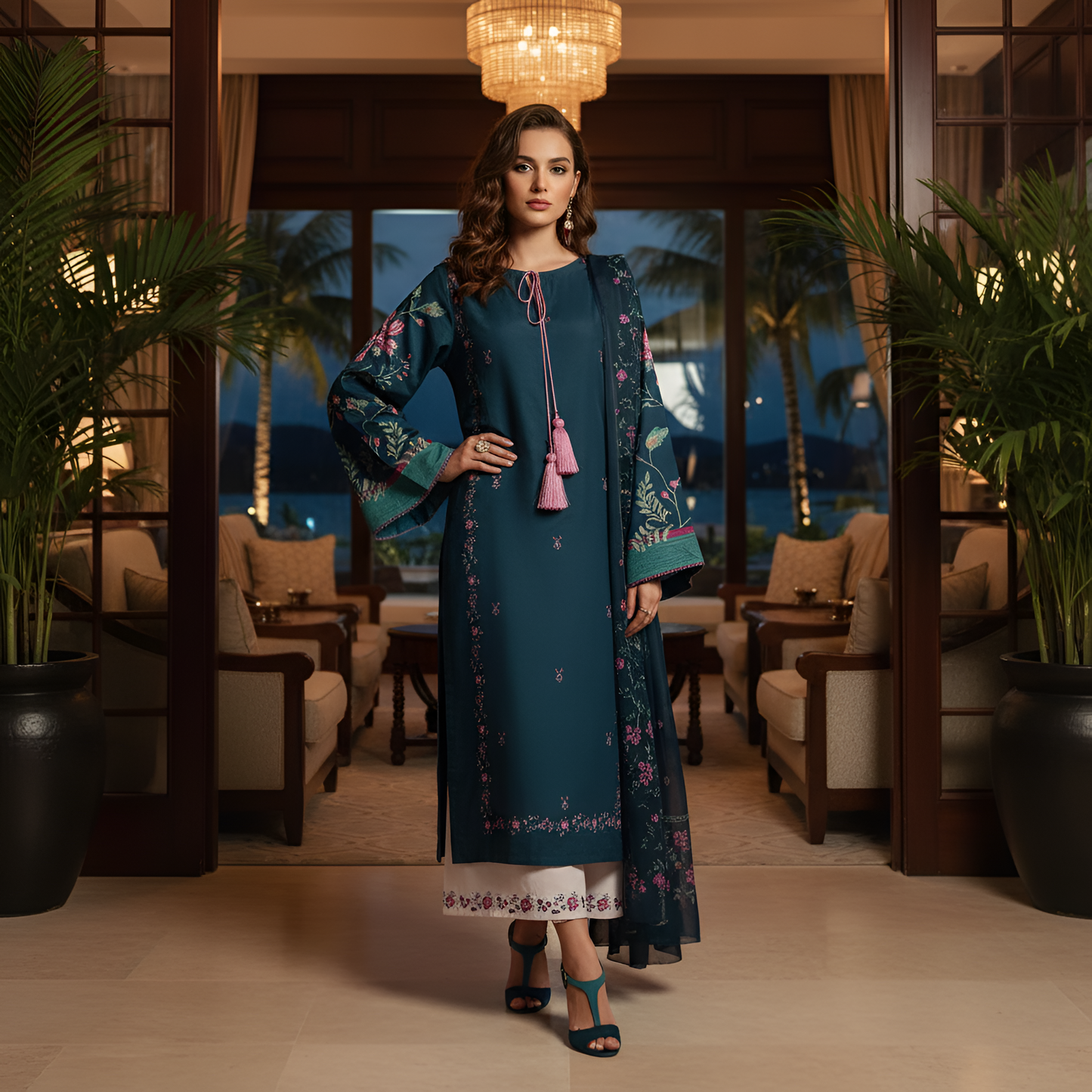 Ensemble - Stitched 3 Pc Suit